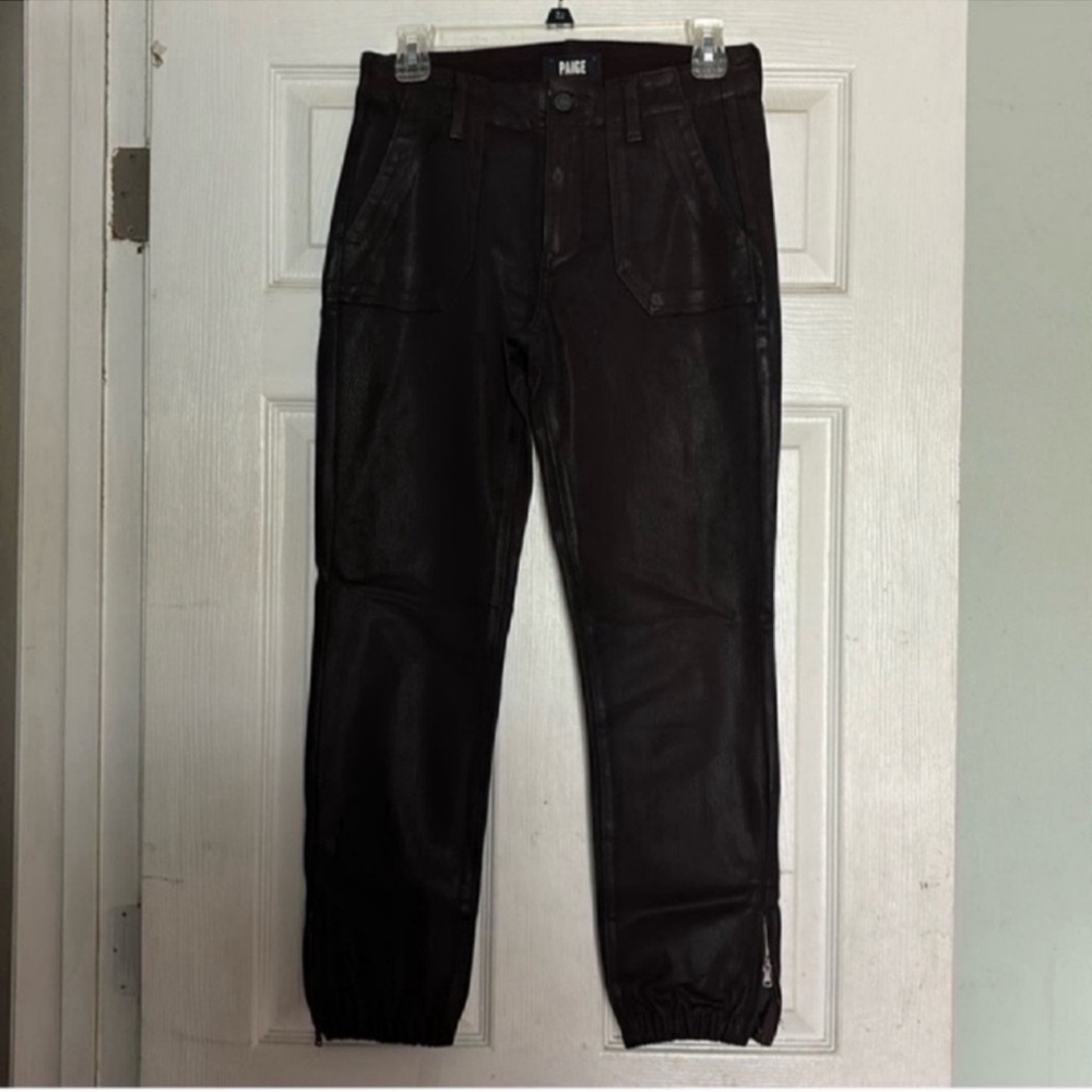 PAIGE Purple Ankle Cropped Jeans
